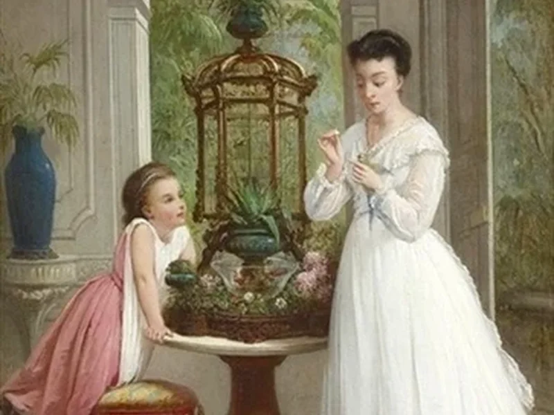 1821-Amédée Ternante-Lemaire - Interni della voliera